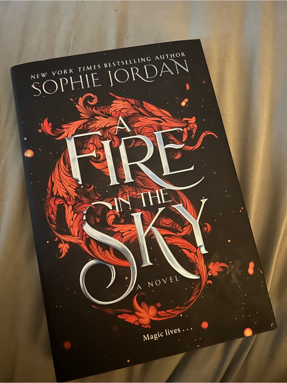 A Fire in the Sky - Black & Red Hardcover Novel